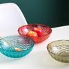 Mesa de centro moderna para sala de estar plato de fruta de plástico plato de fruta de plástico tallado transparente plato de fruta plato de fruta seca plato de bocadillos