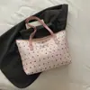 Bolso Tote Hombro Axila Casual Lujo Ligero Gran Capacidad Estilo Nuevo Fresco Commuter Transfronterizo Bow 2025