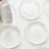 Adesivo de silicone transparente cilíndrico semiesférico anti-colisão com grânulos para maçaneta de porta, almofada silenciadora para porta de armário, silenciador de gaveta, pé de silicone