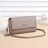 Bolso para teléfono móvil con pantalla táctil Lonny para mujer, pequeño bandolera, bolso pequeño, moda, bolsillo para llaves y monedas, horizontal