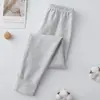 Calça de pijama 100% algodão para meninos, calça de outono infantil, leggings de algodão coloridos macios e confortáveis, calça base para adolescentes, calça de algodão quente para meninas e bebês