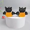 Transfronteiriço Novo Modelo de Morcego e Abóbora Impresso em 3D Decoração de Mesa para Festa de Halloween Chaveiro Presente para Amigos