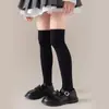 Meias CUHK para crianças e meninas meias de comprimento médio meias até o joelho meias brancas infantis meias finas de veludo de verão meias de meio cano