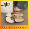 Verão 2026 Novo Estilo Sandálias Meia-Chinelos Planas Preguiçosas com Solado Macio Estilo Francês Slip-On Meia-Chinelos Fechados na Ponta para Mulheres Uso Externo
