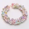 100 Perlas ABS Mariposa Perlada de Dos Tonos Cuentas Sueltas Accesorios Hechos a Mano para DIY Pulsera Collar Teléfono Móvil con Cuentas
