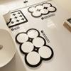 Alfombra Absorbente Americana para Baño Set de Inodoro Alfombra Puerta de Baño Inodoro Alfombrilla para Pies Lavabo Antideslizante Alfombra Suave