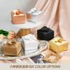Caja de Papel Blanco Artesanal Jabón Hecho a Mano Caja de Empaque para Pastel de Luna Aromaterapia Caja de Dulces Caja de Regalo Empaque de Regalo Caja Pequeña