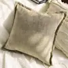 Funda de Almohada de Lujo Ligero Estilo Francés, Almohada Decorativa Simple Vintage para el Hogar, Almohada Decorativa para Sofá y Dormitorio, Funda de Cojín