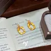 Pendientes Metálicos Geométricos Vintage Modernos y Sencillos con Pedrería para Mujer, Regalo Perfecto para una Mejor Amiga
