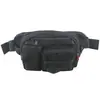 536 Riñonera de Lona Bolso Multicompartimento Ocio al Aire Libre Deportes Bolso de Pecho Coreano Cruzado Colgante Bolsa de Tela para Montar Set/Haz