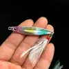 Cuchilla Wanya con guía sumidero placa de hierro pez plomo señuelo artificial Mino VIB aparejo de pesca cebo cebo biónico Luya 14g21g