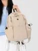 Nova mochila simples de nylon impermeável para mulheres, mochila casual leve para o dia a dia, para ir ao trabalho, viagens ao ar livre e uso estudantil