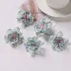 Flores de Peônia Artificiais Feitas à Mão DIY Tendência Hanfu Grampo de Cabelo Flor Acessório de Cabelo Flores Artificiais Decoração de Casamento Decoração de Cena Flores Artificiais