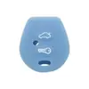 Adequado para Chery eQ placa reta 2 teclas tampa de chave de silicone Ibiza versão elétrica carro controle remoto anti-queda capa protetora