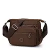 2026 Nova Bolsa Transversal com Múltiplos Bolsos Feminina Leve para o Dia a Dia Pequena Quadrada Bolsa de Ombro de Nylon Bolsa para Mãe de Meia-Idade e Idosa