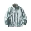 Roupa de Proteção Solar Rumeng Outdoor Três-Resistente Secagem Rápida UPF50+ para Homens e Mulheres, Jaqueta de Cor Contrastante com Gola Alta, Roupa de Proteção Solar Anti-UV para o Verão
