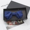 Ceremonia de Boda de Ocho Caracteres Novio de la Boda Padrino Color Vino Tinto Lazo Británico Color Sólido Pajarita para Hombre Vestido Formal