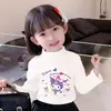 Y2344# otoño/invierno nuevo terciopelo alemán camiseta interior para niños cuello medio alto chaqueta interior para niñas grandes cuello alto cálida moda