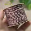 Cuerda de mano tejida con hilo de algodón con adición de oro de 1.8 mm, cuerda para jugar Wen, no elástica, resistente al desgaste, cuerda DIY, borla de bodhi, punta