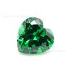 Zircônia Cúbica Colorida 7A em Forma de Coração Zircônia Colorida Fábrica Atacado 34 # Verde Claro 35 # Zircônia Verde Pedra Solta Zircônia Cz