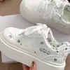 Nuevas Zapatillas Deportivas para Mujer de Moda Verano 2026 Azul Claro Lindas Estampadas Suela Gruesa Versátiles Casuales para Estudiantes