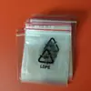 Bolsas de plástico autosellantes LDPE-04 ecológicas impresas por el fabricante, bolsas recicladas y reciclables, bolsas de PE engrosadas, al por mayor