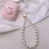 Exquisito llavero de perlas para correa de teléfono, cordón simple y versátil, accesorio colgante para bolso estilo femenino