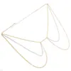 Joyería Transfronteriza Europea y Americana Cadena de Cintura de Perla Artificial Sexy para Chicas Calientes Accesorios de Cadena Corporal Simples Personalizados Versátiles para Playa para Mujeres