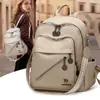 Mochila transfronteriza para mujer, versión coreana, nueva moda 2026, PU personalizada, mochila de viaje para dama, mochila escolar de estudiante de moda