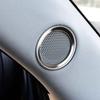 Adequado para 17-22 Mazda CX-5 pilar dianteiro som anel brilhante alto-falante decorativo moldura buzina capa decoração