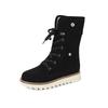 Botas Martin gruesas con forro polar de algodón de comercio exterior para mujer, botas cortas de algodón informales cálidas de invierno 2023 para mujer