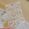 Outono Gilded Daisy Adesivos para Nail Art DIY Em relevo Alta Qualidade Clareamento Atmosfera Flor Nail Stickers Decoração