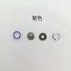 Hebilla Metálica Redonda Hueca de Acero Inoxidable de 11 mm con Cinco Garras Hebilla Oculta Invisible Broche de Presión para Ropa de Bebé Juego de Cuatro Piezas de Botones