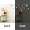 Comercio exterior nuevo Luminoso estrella de cinco puntas dormitorio sala de estar decoración luminoso rosa pegatinas de pared autoadhesivas pegatinas azul verde