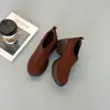Zapatos de plataforma retro estilo francés sin cordones y con punta redonda para mujer, nueva colección de otoño 2026, adecuados para mujeres menudas, versátiles para el trabajo, mocasines de corte bajo