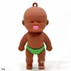 Pingente Chaveiro Popular Boneca Negra Natasha Figura de Boneca Negra Chaveiro Caixa Surpresa Decoração Pequeno Presente