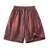 Pantalones Cortos Deportivos de Secado Rápido para Hombre para Verano, Pantalones de Playa con Sensación de Hielo, Estilo Japonés Funcionales Estilo Americano Sueltos Delgados de Longitud Media