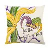 Fronha de Carnaval Amazon Nova Máscara de Festa Almofada de Sofá Almofada Decorativa Capa de Almofada de Feriado Atacado