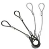 Cable de Acero Trenzado Eslinga de Cable de Acero Hebilla de Prensado de Aluminio Cabezal de Prensado Manguito de Prensado Eslinga de Aparejo de Elevación de Cable de Acero