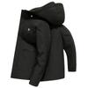 Chamarra con Capucha Da Jiu Men para Hombre Primavera 2025 Nueva Capucha Desmontable Top Chaqueta Casual Versátil para Hombre