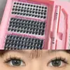 Pestañas postizas transfronterizas, las más vendidas en Amazon en Europa y América, DIY de raza mixta asiática, calientes y audaces, gruesas y voluminosas con capas distintas
