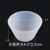Palo Mezclador de Silicona Epoxy de Cristal DIY 100ml 250ml Taza Medidora Graduada sin Lavar Ranura para Dispensar Taza Mezcladora