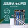Pacote com Cinco Escovas de Dentes de Cabeça Grande e Cerdas Macias com Grande Deslocamento para Área de Superfície de Limpeza Aprimorada