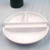 Paleta tipo porcelana transparente ciruela rectangular gouache acuarela pintura china estudiante paleta de plástico paleta caja
