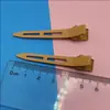 Cor de doce grampo de bico de pato sem costura pintado à mão modelador clipe de divisão para cabeleireiro grampo de cabelo clipe solto para raiz do cabelo clipe de posicionamento atacado