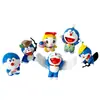 Adornos para decoración de pasteles Doraemon Muñeco Doraemon Decoración de Fiesta Enchufable Set de 4 piezas 6 piezas