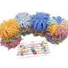 Ligas para el cabello hechas a mano DIY, Accesorios para el cabello de niños, Ligas de goma blancas de alta elasticidad con hebilla, Ligas para el cabello de dibujos animados de doble capa para mujer