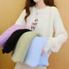 Nuevo y Elegante Suéter Cardigan Otoño/Invierno 2026 para Mujer, Estilo Coreano, Corte Holgado, Cuello en V, Top Corto de Punto, Casual