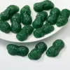 Colgante Pixiu, Adorno de Vidrio Rojo, Colgante Tejido a Mano, Accesorios para Joyería DIY, Collar de Jade de Imitación
