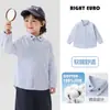 Camisa Europea para Niños Estilo Primavera y Otoño Top de Algodón Puro Otoño 2026 Nueva Ropa para Niños Ropa para Bebés Ropa de Otoño Moderna